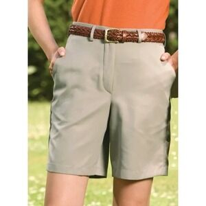 Edwards Golf Flat Front Khaki Golf Sport Shorts Tan Size 36 Mens Preppy NWT